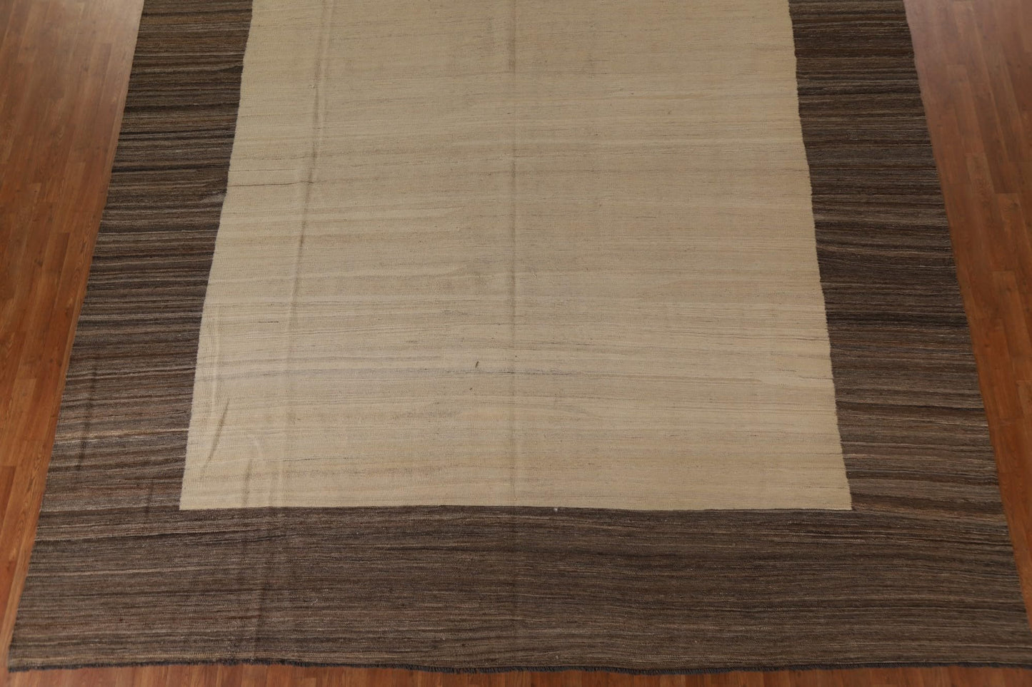 Rug Source Southwestern Collection Large Rugs (Palace Sized) Kilim Area Rug, Hand Woven Beige & Ivories Contemporary Rug, Oriental 100% Wool Carpet for Bedroom, Living Room, Dining Room