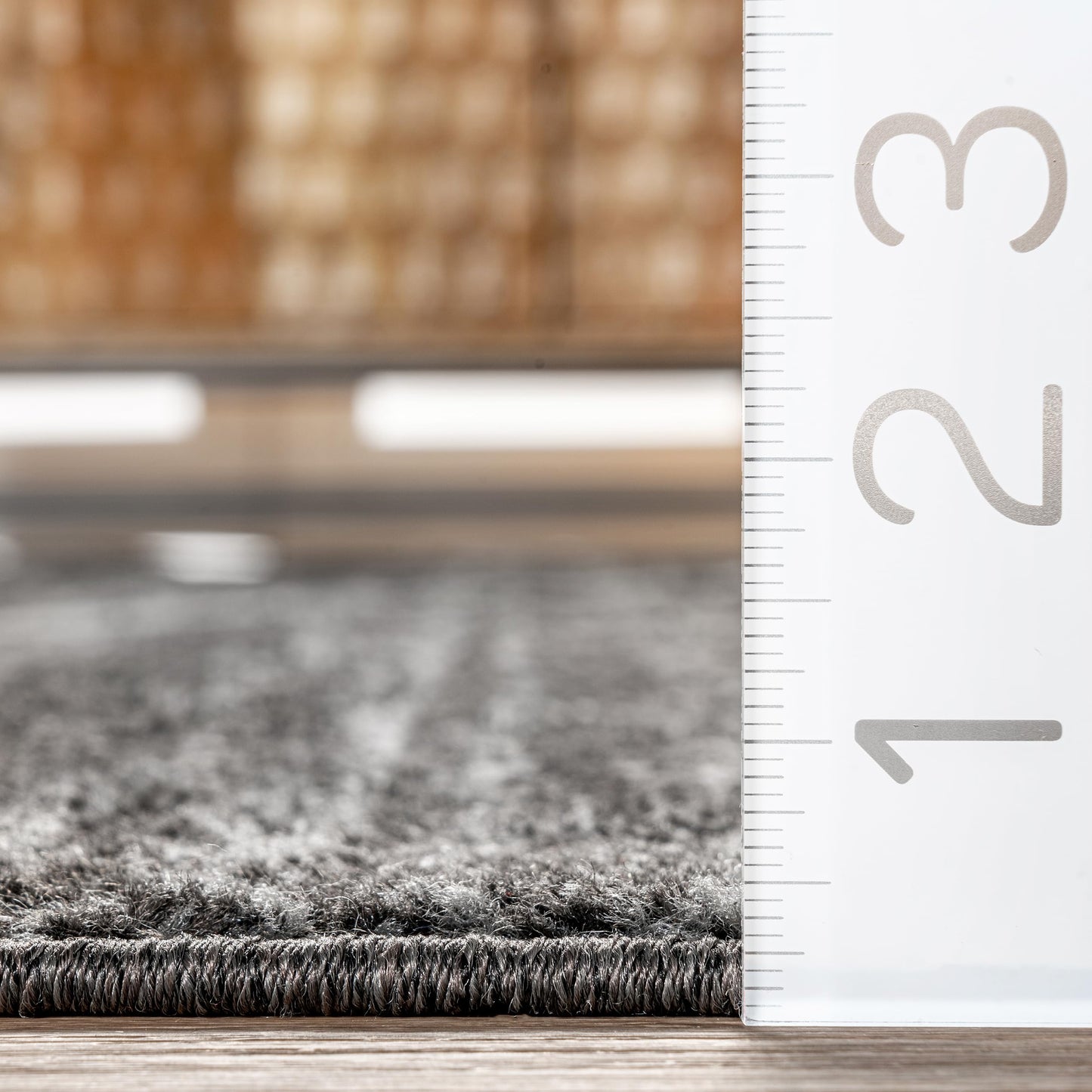 Nuloom Thigpen Charcoal/Grey, 7'6" x 9'6", Soft and Cozy, High Traffic, Stain Resistant, Easy Clean, Non-Shed, Durable Area Rug for Bedroom, Living Room, Dining Space, Den, Foyer, Entryway