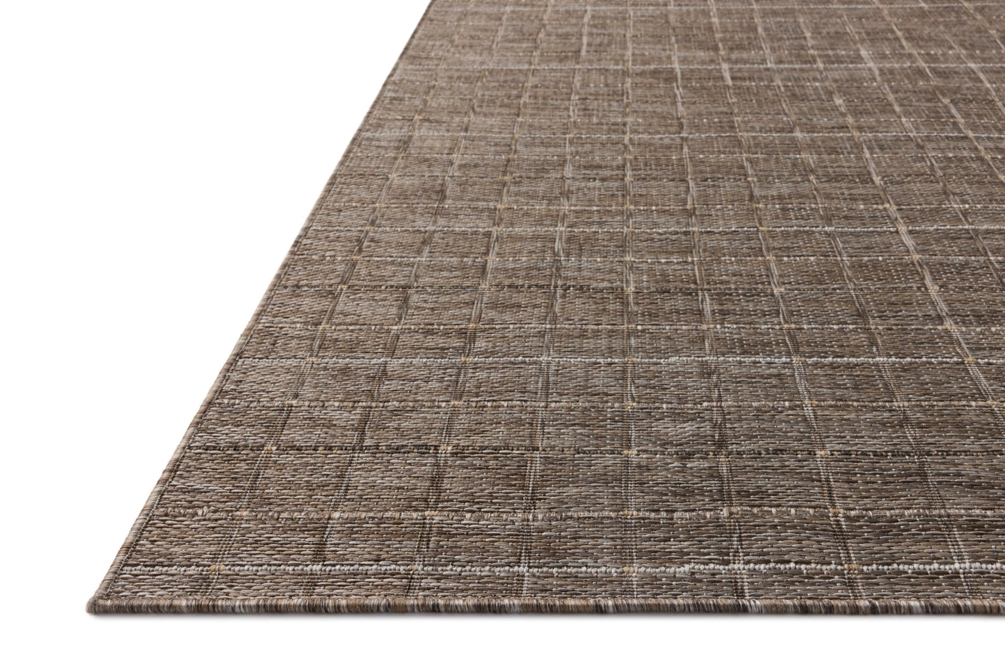 Loloi Birch Collection BIR-02 Natural/Bark 5' x 7'-3", .25" Pile Height, Area Rug, Indoor/Outdoor, Durable, Neutral, Easy Clean, Rug for Patio, Deck, Entry, Balcony, Outdoor Space