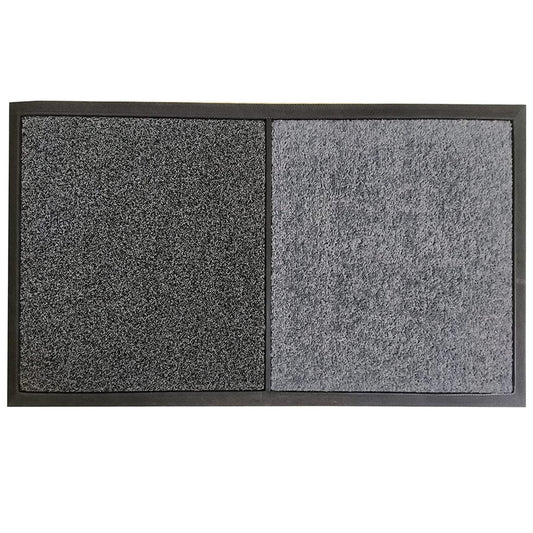 SINOPED Wet Dry Shoe Cleaner Shoe Mat, 31x17 inch Non Slip Floor Mat, Indoor Outdoor Welcome Rug, Disinfectant Sanitizer for Doors