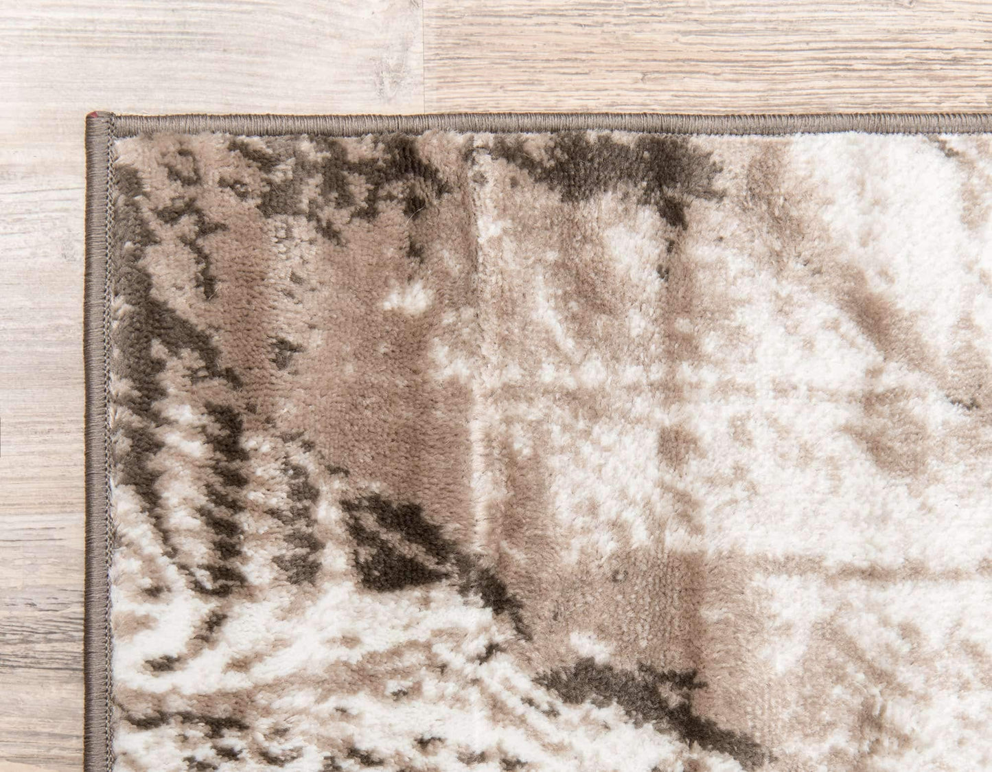 Unique Loom Sofia Collection Area Rug - Albert (6' 1" x 9' Rectangle, Brown/ Ivory)