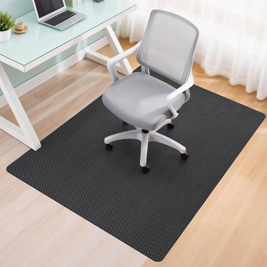 Office Chair Mat for Hard Floors,36"x48" Anti-Slip Waterproof Hardwood Floor Chair Mat,Heavy Duty Floor Protector Rolling Chairs for Home Office(Grey)