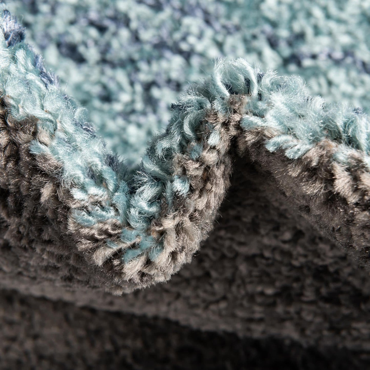 Unique Loom Autumn Collection Area Rug - Providence (2' x 3' 1" Rectangle, Blue Gray/ Light Brown)