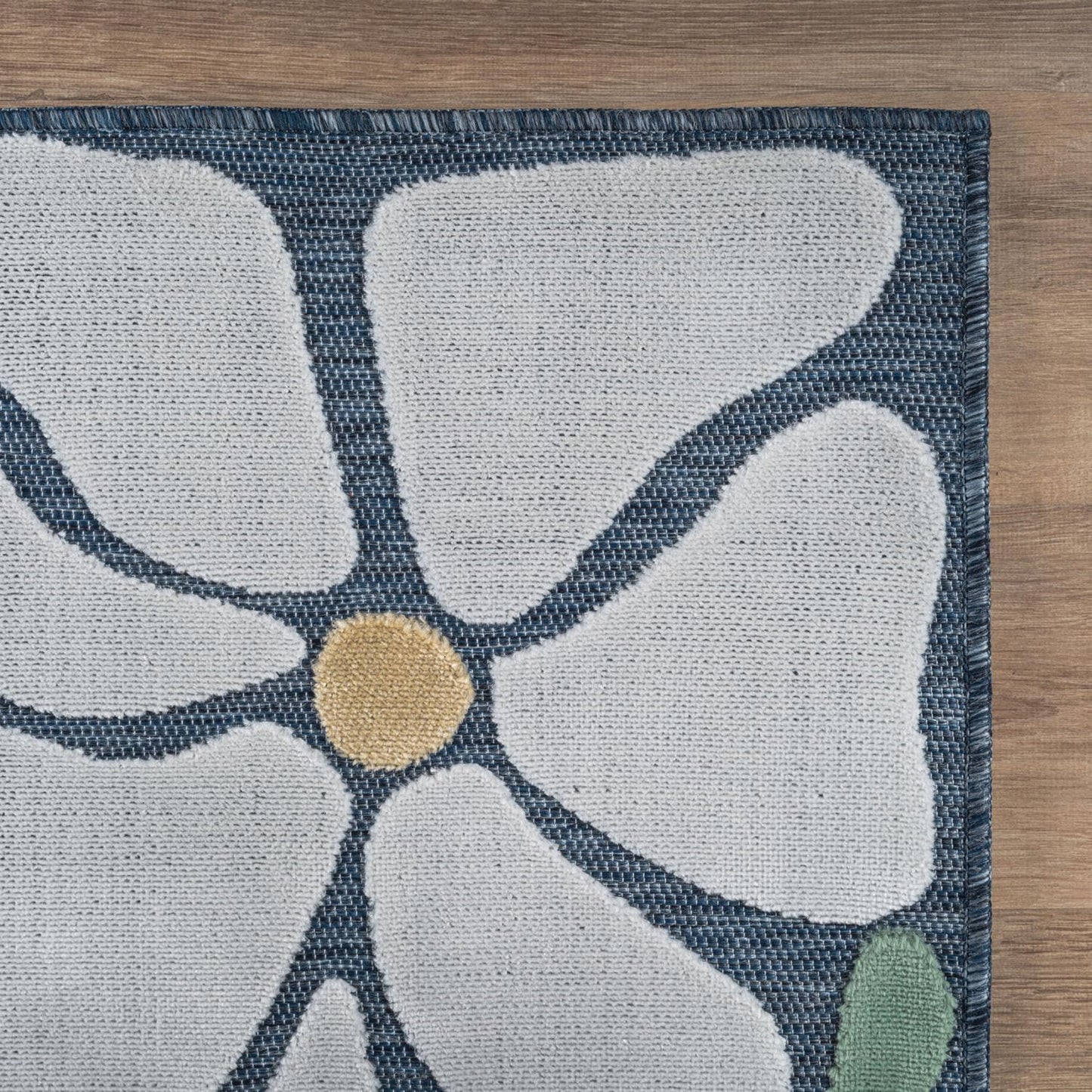 Beverly Rug Outdoor Rug 9x12 Large Modern Floral Tropical Area Rugs for Outdoor and Indoor Patio Easy to Clean Non Shedding Living Room Porch Garden Washable Outside Carpet (9 x 12 Midnight)