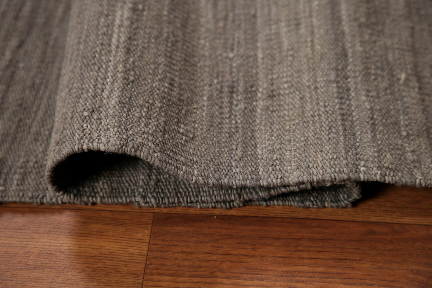 Rug Source Southwestern Collection 5x7 Kilim Area Rug, Hand Woven Greys & Charcoal Contemporary Rug, Oriental 100% Wool Carpet for Bedroom, Living Room, Dining Room