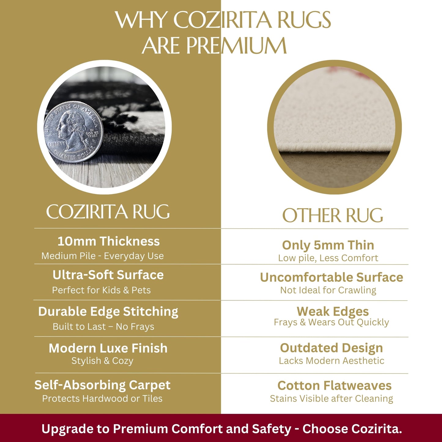 CoziRita 5x7 Modern Abstract Area Rug for Living Room, Soft Medium Pile Carpet, Non-Shedding Easy Care, High Traffic Floor Rug, Family Friendly, Pet Friendly, Designed for Real Homes - Gray Swirl