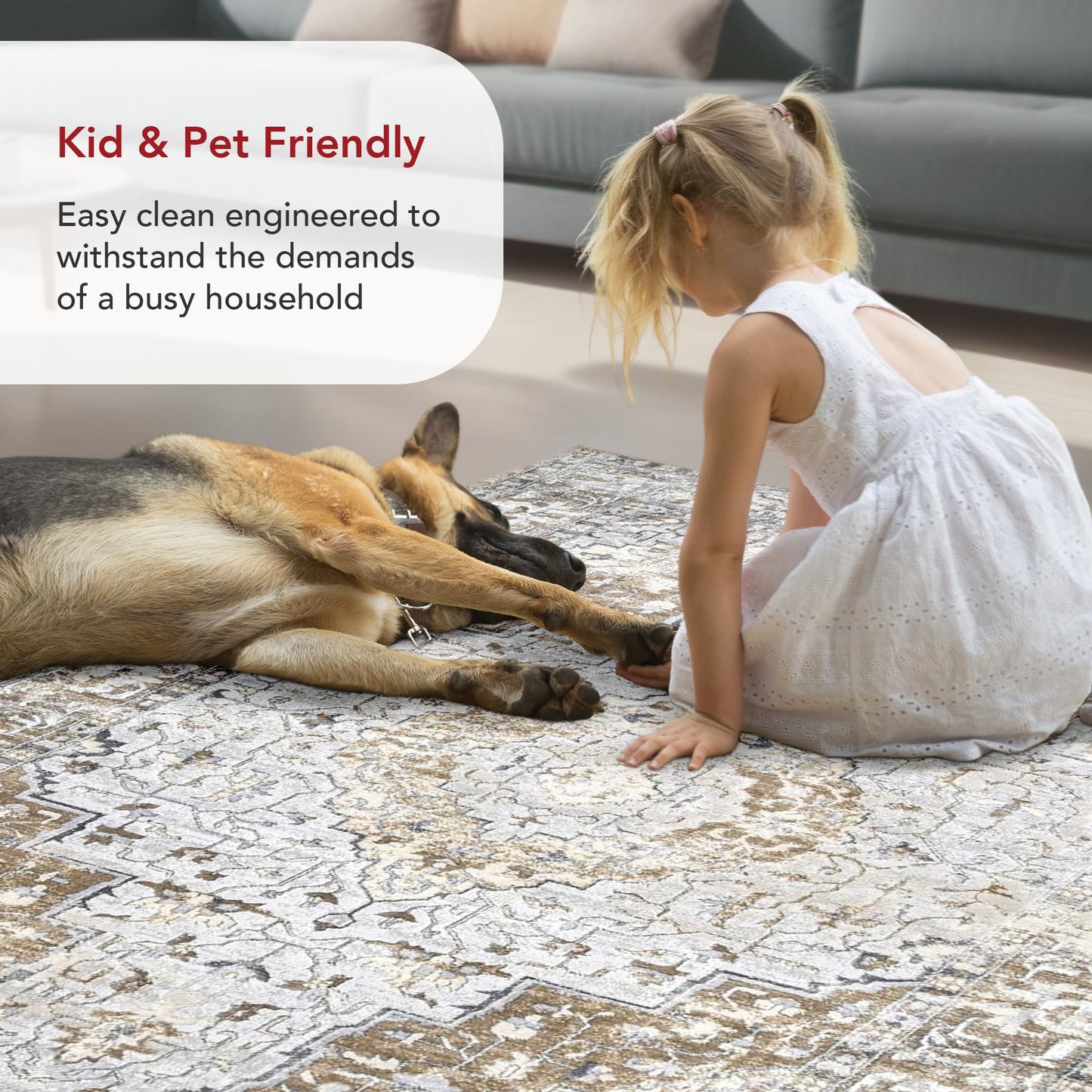 nuLOOM Vintage Medallion Thea Area Rug, 10' x 14', Beige