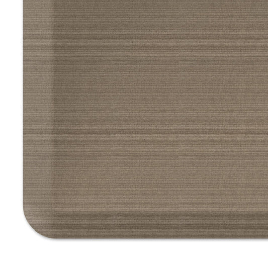 NewLife by GelPro Anti-Fatigue Designer Comfort Kitchen Floor Mat, 20"x32", Grasscloth Pecan Stain Resistant Surface with 3/4” Thick Ergo-Foam Core for Health and Wellness