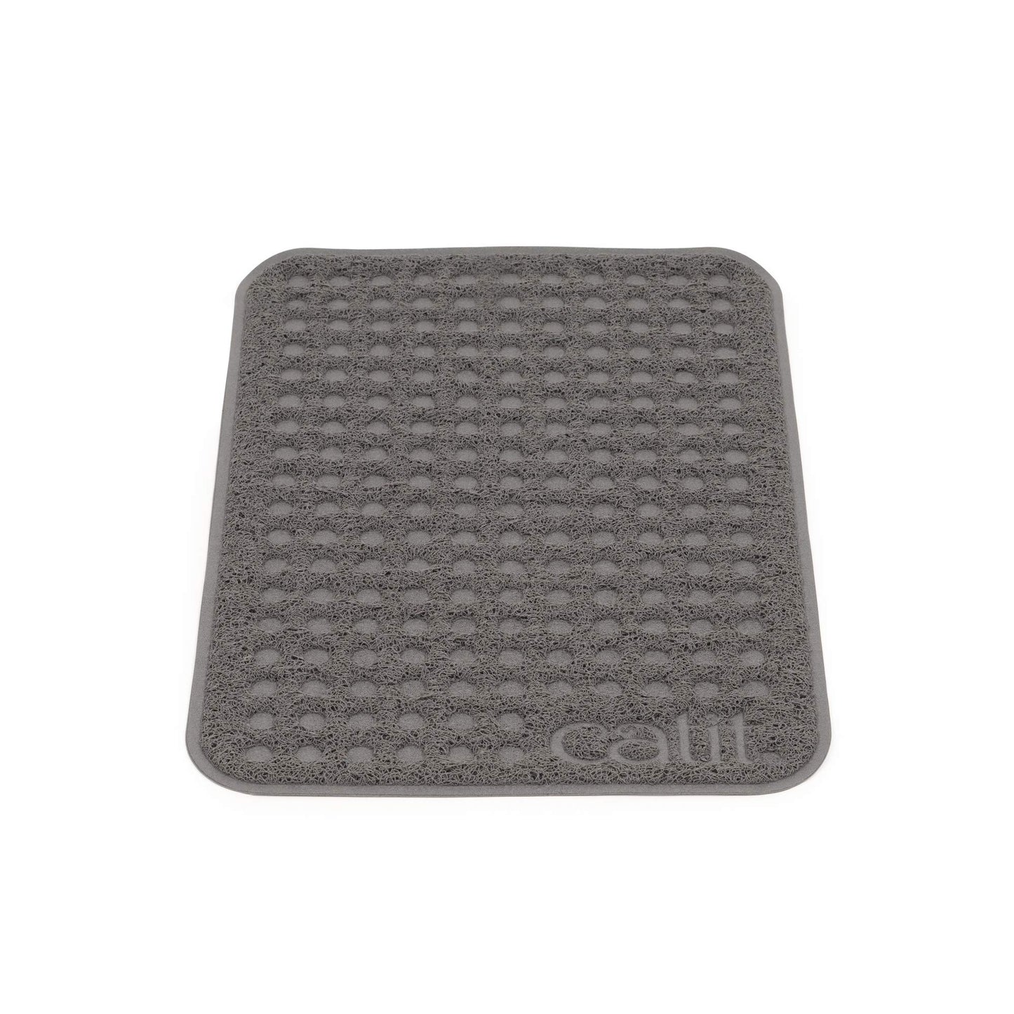 Catit Cat Litter Mat Rectangle Non-Slip Litter Trapping Mat Soft & Comfortable, Easy to Clean for All Cat Litter Types – Small