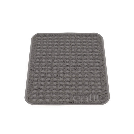 Catit Cat Litter Mat Rectangle Non-Slip Litter Trapping Mat Soft & Comfortable, Easy to Clean for All Cat Litter Types – Small
