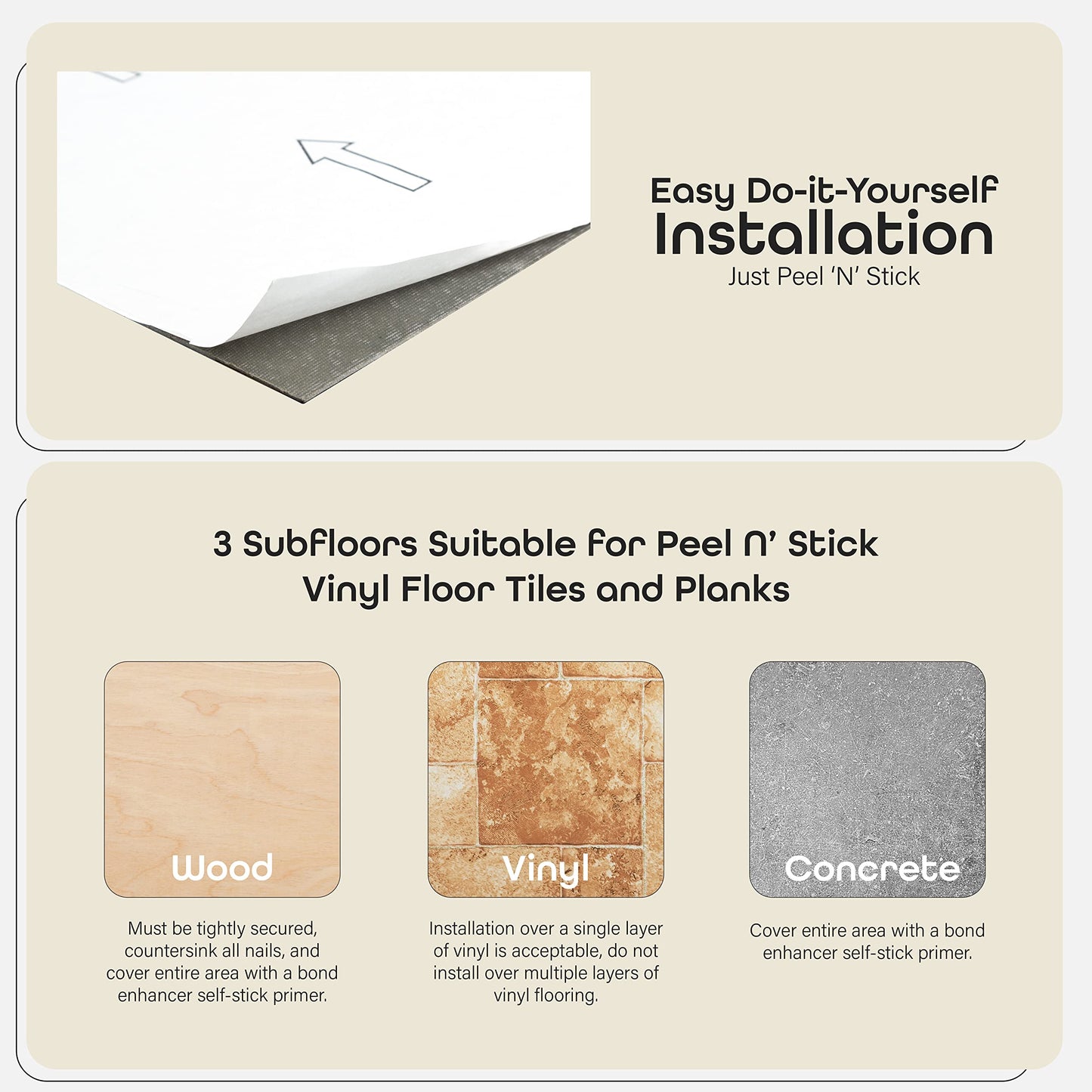 Nexus Self Adhesive 12-Inch Vinyl Floor Tiles, 20 Tiles - 12" x 12", Ash Grey Wood Pattern - Peel & Stick, DIY Flooring for Kitchen, Dining Room, Bedrooms & Bathrooms by Achim Home Decor
