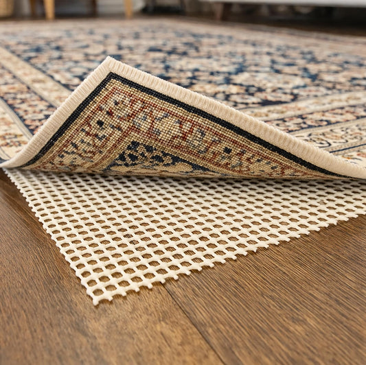 Home Must Haves Anti-Slip Strong Hold Firm Grip Non-Slip Rug Pad (0.125"), Beige, 2x18 Feet, RP2-2x18