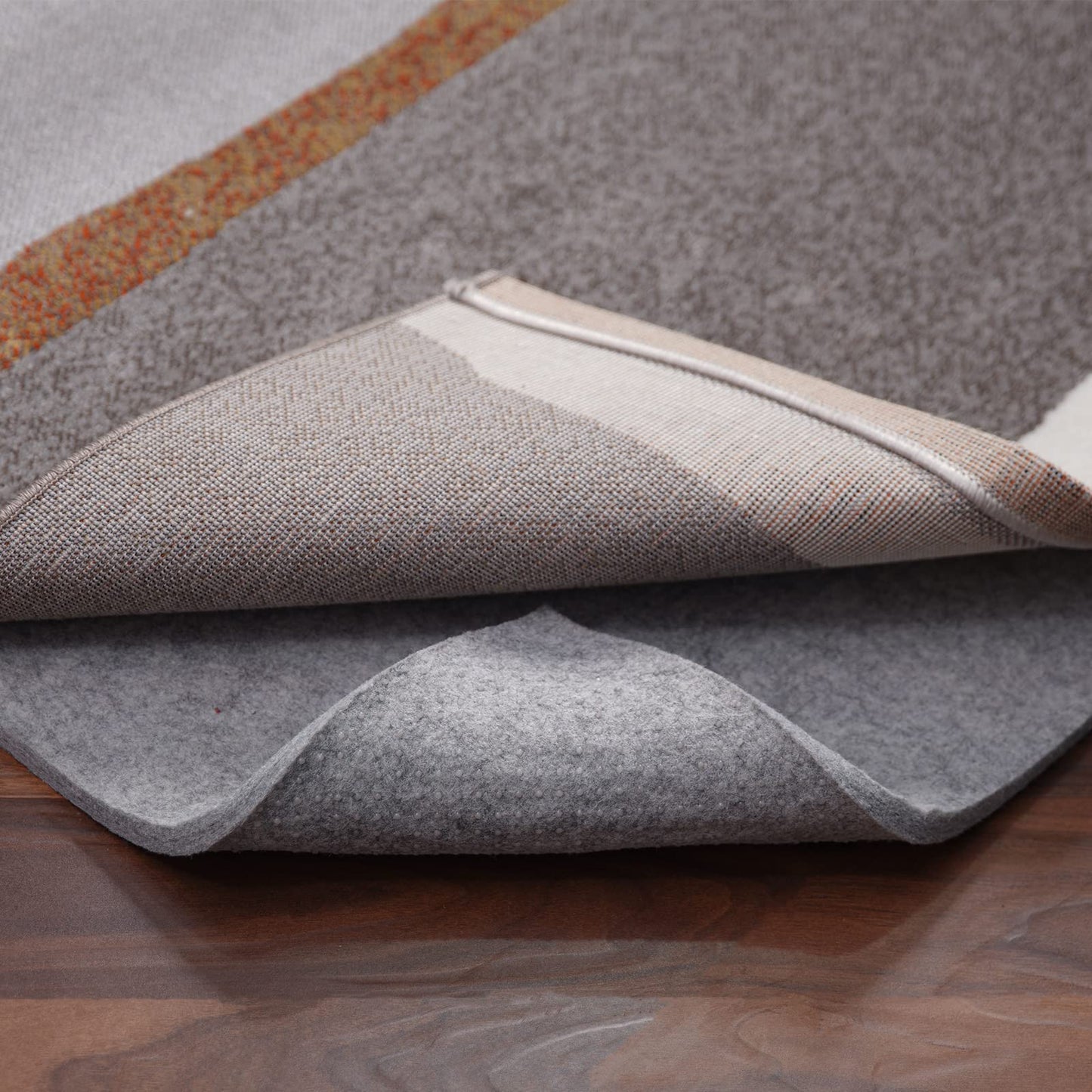 Resare Non Slip Rug Pad Gripper - 5x7 Feet 1/4" Extra Thick Felt Under Rug for Area Rugs and Hardwood Floors,Super Cushioned Non Skid Carpet Padding