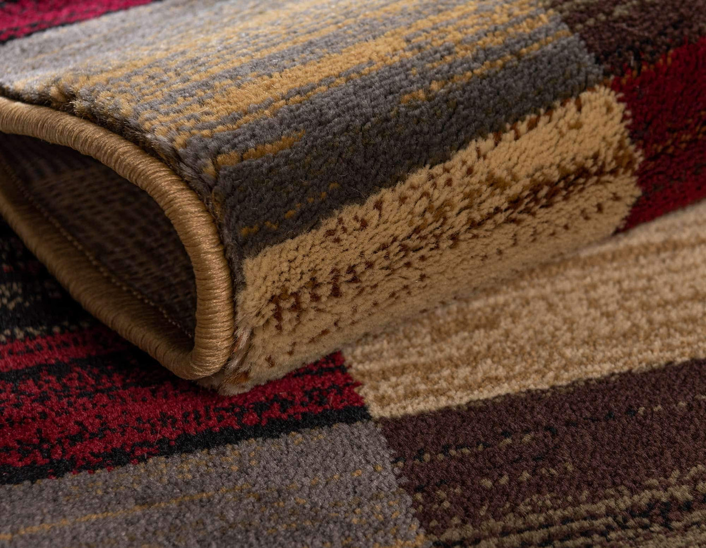 Unique Loom Barista Collection Area Rug - Gava (2' 2" x 6' 1" Runner, Multi/ Brown)