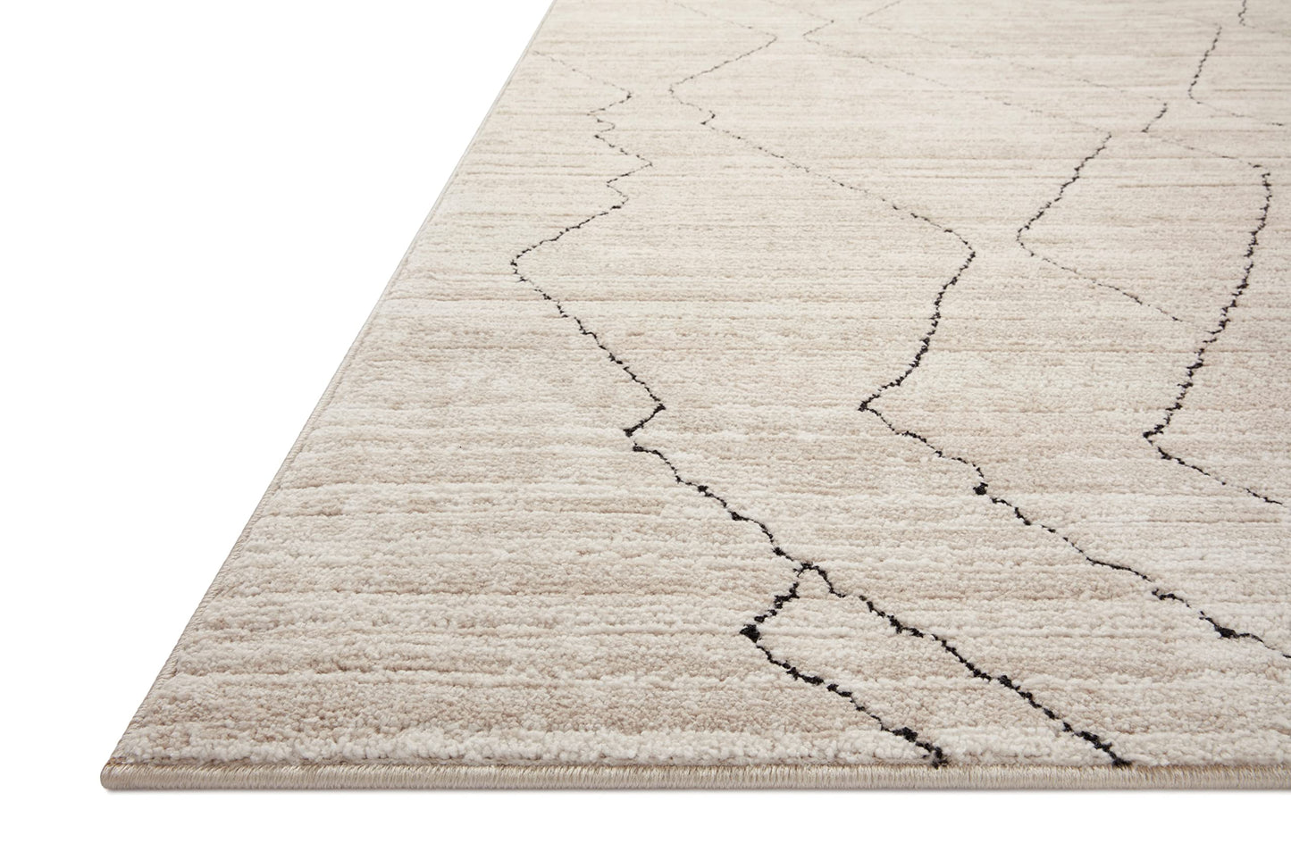 Loloi Darby Collection DAR-03 Sand/Charcoal 7'-10" x 10' Area Rug