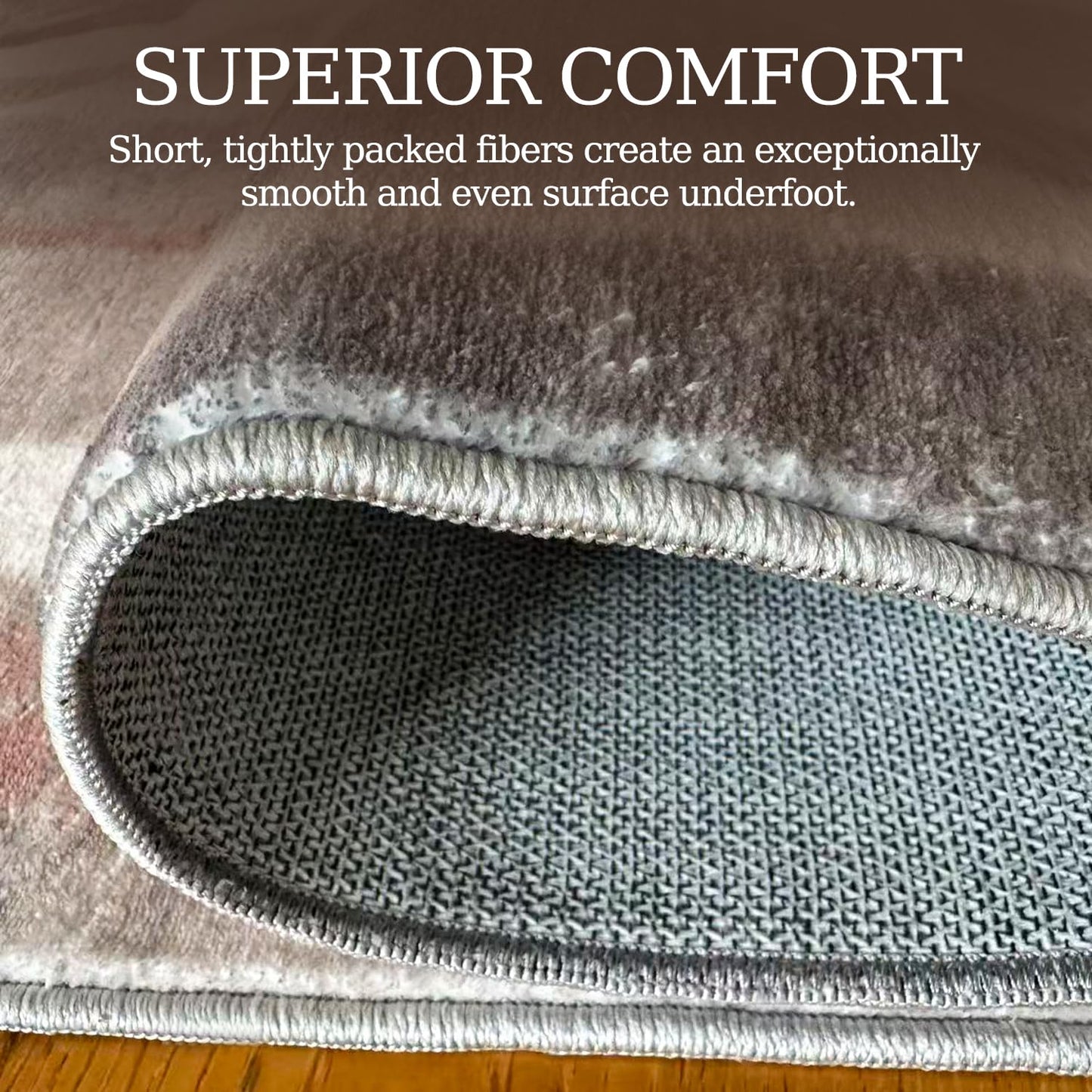 RICKY SERRA 2x3 Washable Doormat, Non-Slip Rug for Front Door, Bathroom & Kitchen - Low Pile Indoor/Outdoor Mat with Rubber Backing, Modern House Design