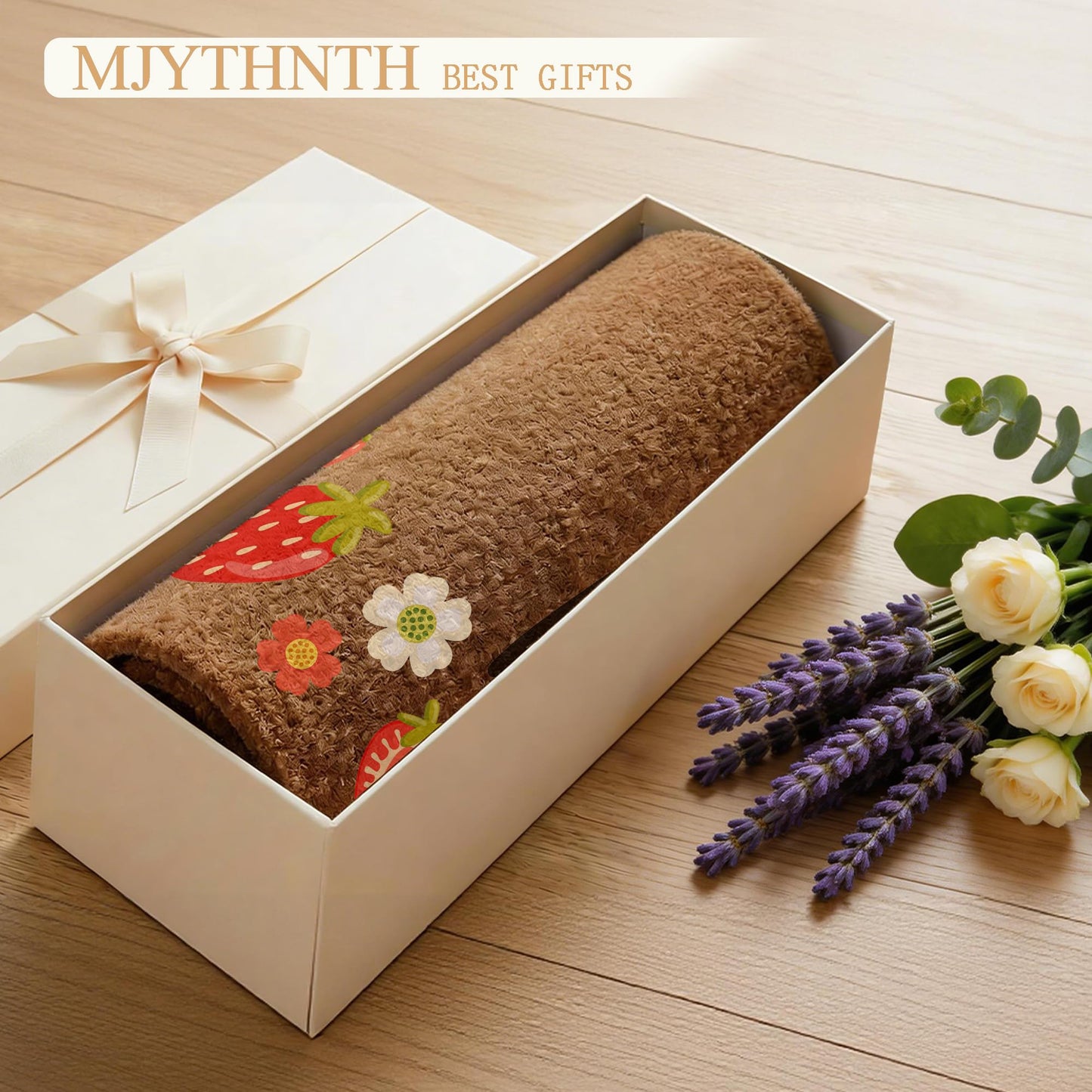 MJYTHNTH Strawberry Hello Door Mat Doormat for Front Door Outdoor Indoor, Spring Summer Strawberry Daisy Floral Welcome Mat Porch Rugs Outside Entrance, 17x30 Inches