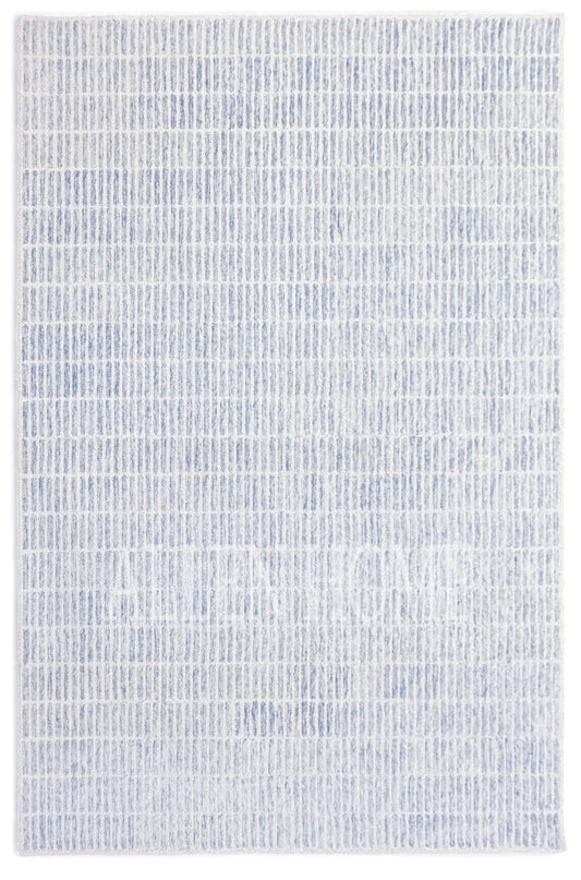 Allen Home Traditional Capitola Wool Area by Allen Home - Durable - 100% Wool, Hand Tufted - Living Room, Dining Room, Bedroom, and Entryway Area Rugs - 3’ x 5’ - Capitola Blue
