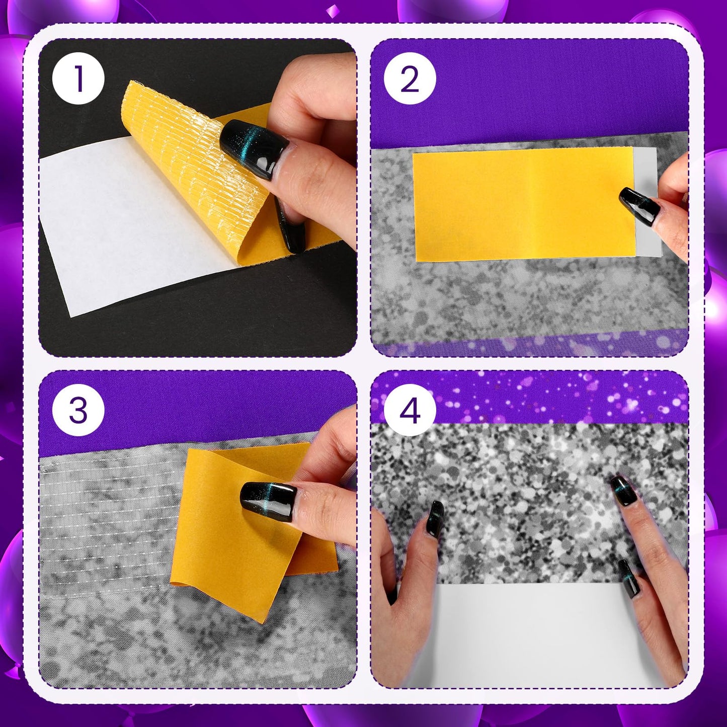 Purple Carpet Runner for Party, 10 x 2.6ft, Purple Graduation Prom Decorations Polyester Fabric Runway Rug for Prom Party Decor Aisle Runner for High School College Scholar Graduation Ceremony