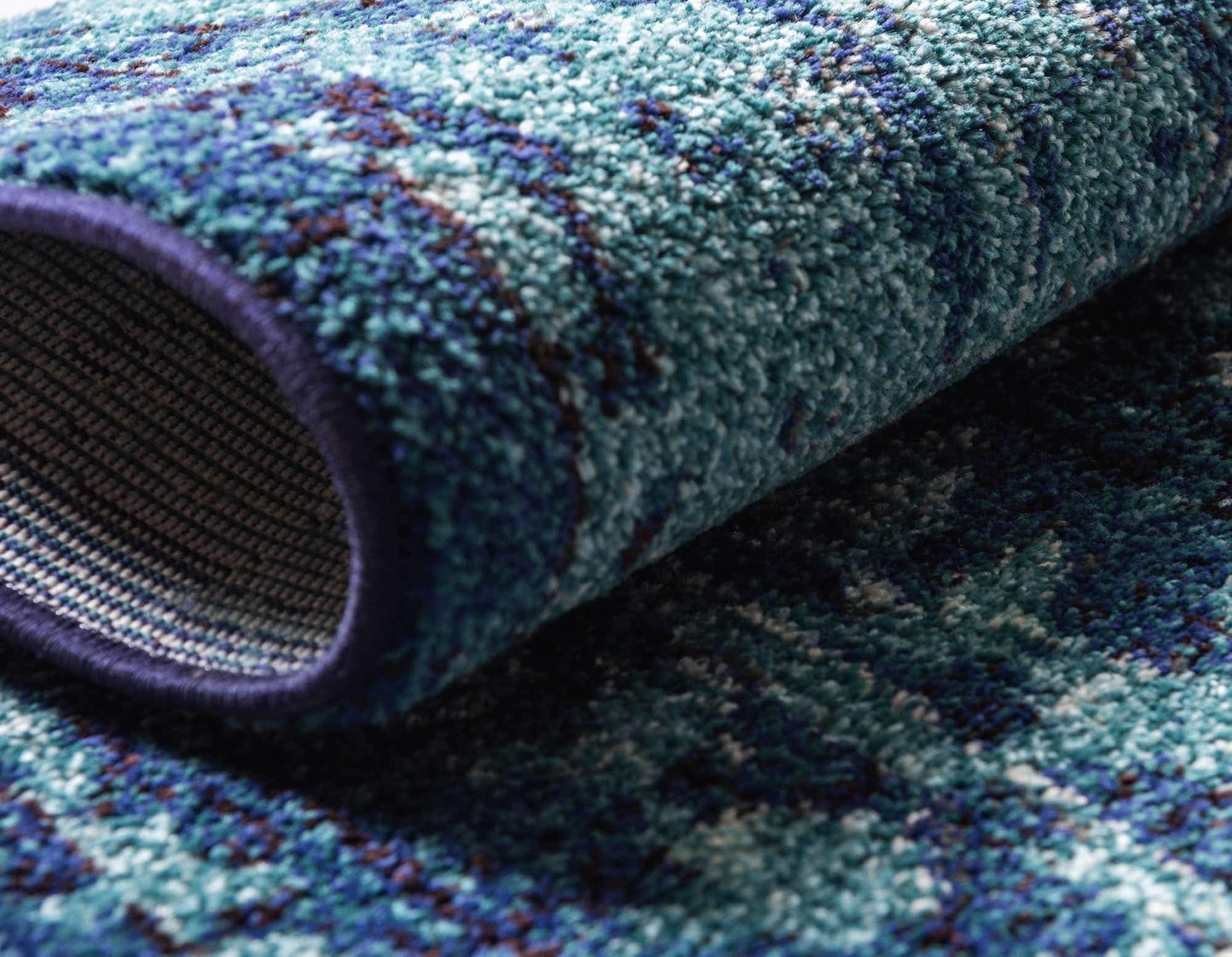 Unique Loom Medici Collection Vintage Botanical Traditional Blue Area Rug (8' 0 x 11' 0)