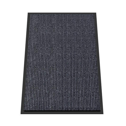 Kuyal Front Door Mat, 2'x3' Indoor Outdoor Entrance Mats, Commercial Floor Inside Outside Entrance, Heavy Duty Durable Welcome Mat, Rubber Backing Non Slip Outdoor Mats for Entryway,Dark Gray