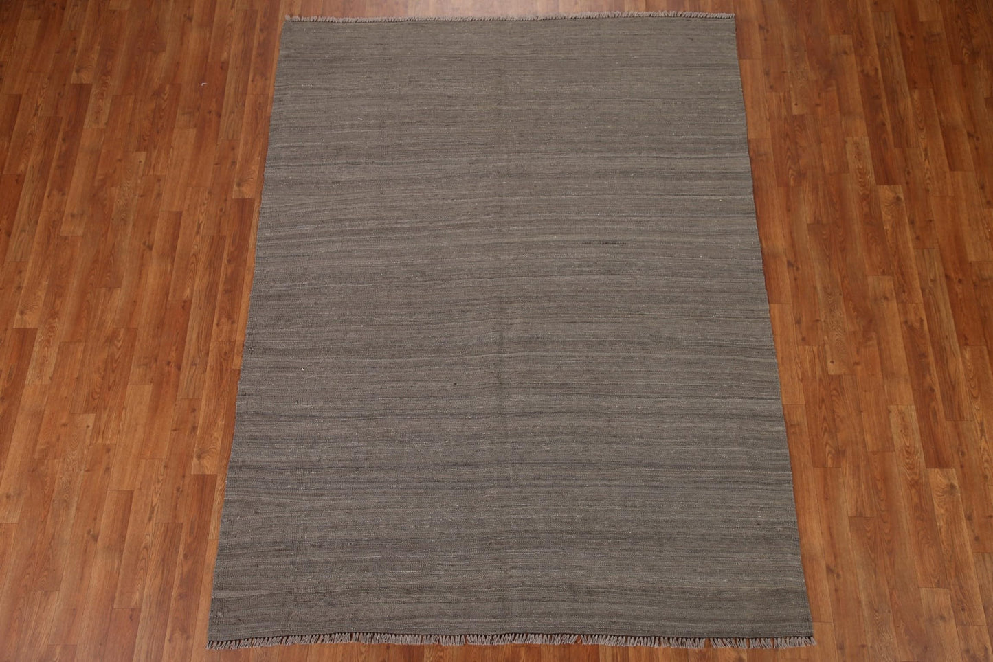 Rug Source Southwestern Collection 5x7 Kilim Area Rug, Hand Woven Greys & Charcoal Contemporary Rug, Oriental 100% Wool Carpet for Bedroom, Living Room, Dining Room
