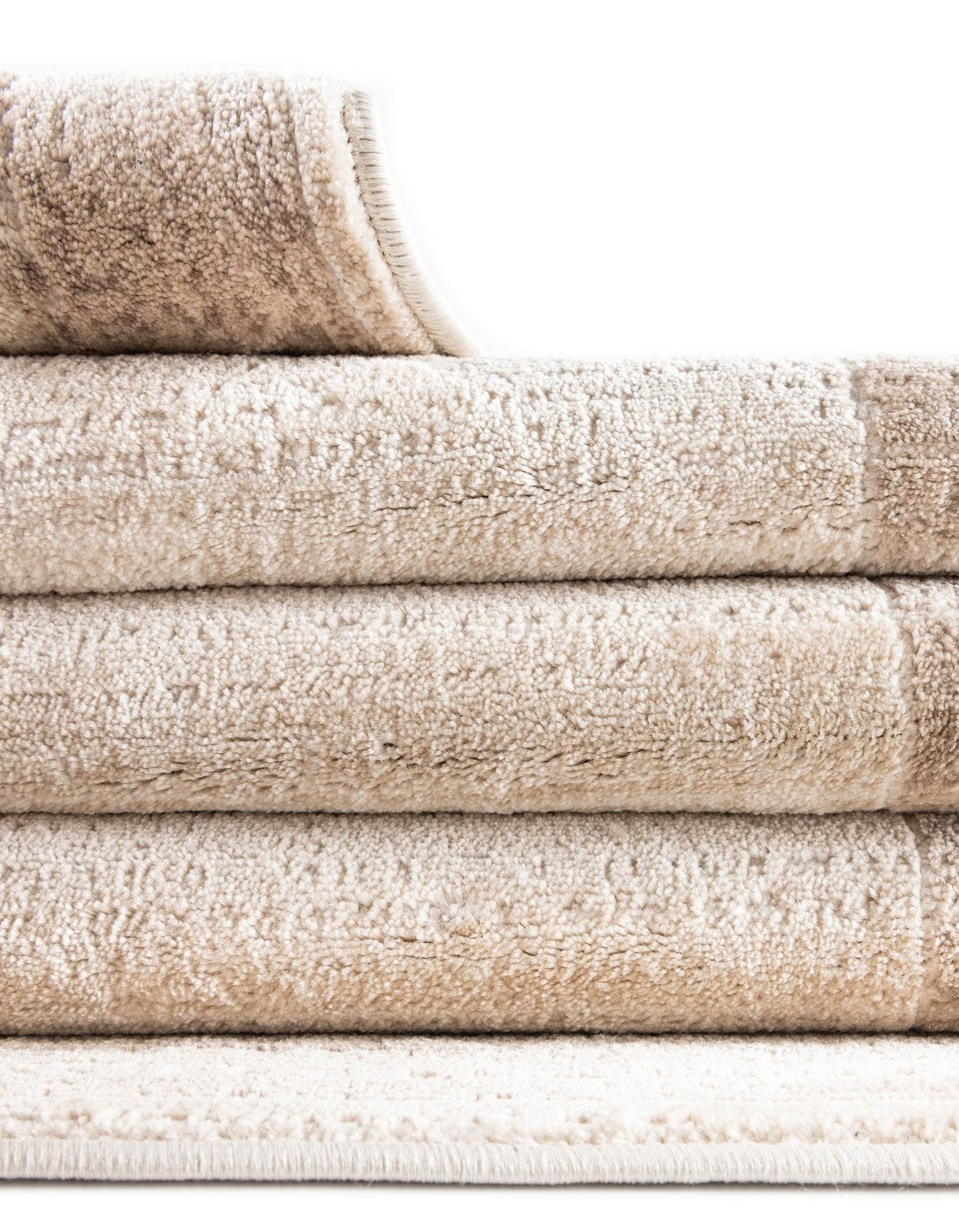 Rugs.com - Uptown Rug – 2' x 3' 1 Beige Easy-Clean Rug – Ideal for Entryways, Kitchens, and Small Accent Spaces