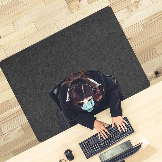 Placoot Desk Chair Mat for Hardwood Floor & Tile 55"x35" Office Chair Mat for Rolling Chairs Large Anti-Slip-Recyclable Material Computer Chair Rug for Office/Home