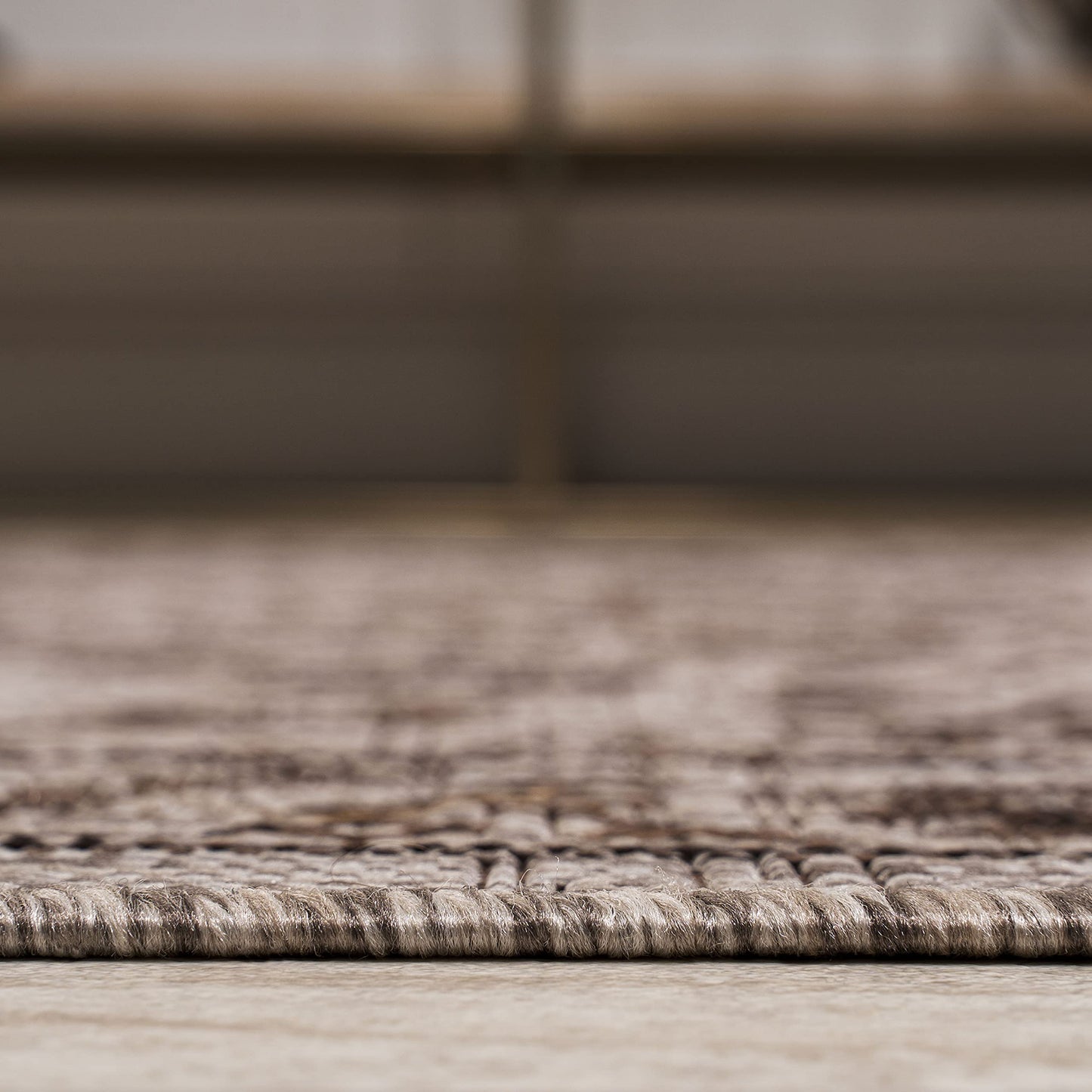 JONATHAN Y Ornate Medallion Indoor Outdoor Area Rug 3X5 Brown/Beige, Jerash for Backyard, Patio, Porch, Easy-Cleaning, High Traffic, Pet-Friendly, Non-Shedding (SMB115A-3)