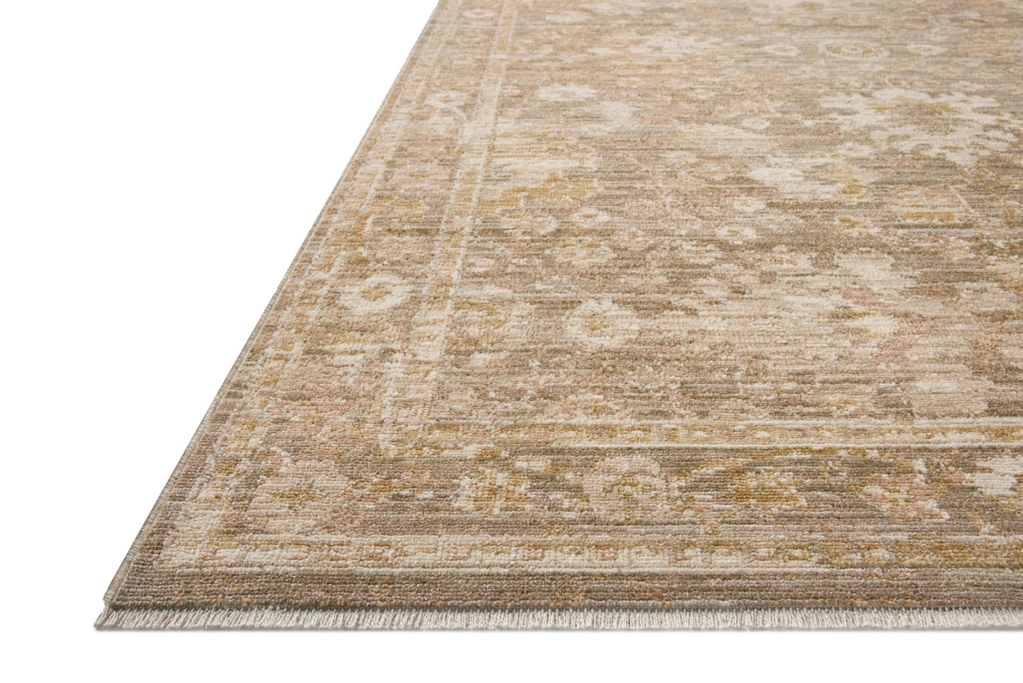 Loloi Elora Collection ELR-04 Bark/Spice 5'-0" x 7'-6" Area Rug