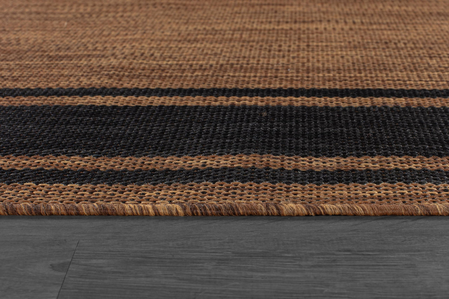 Beverly Rug Outdoor Rug 6x9 Modern Bordered Area Rugs for Indoor and Outdoor Patio Deck Porch Garden Waterproof Weather Sun Resistant Washable Outside Carpet (6 x 9 Gold)