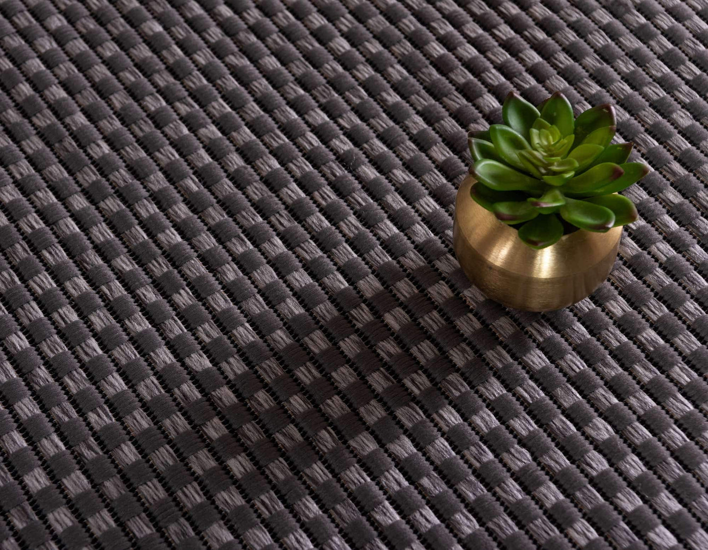 Unique Loom Outdoor Border Collection Area Rug - Multi Border (4' x 6' Rectangle, Gray/ Black)