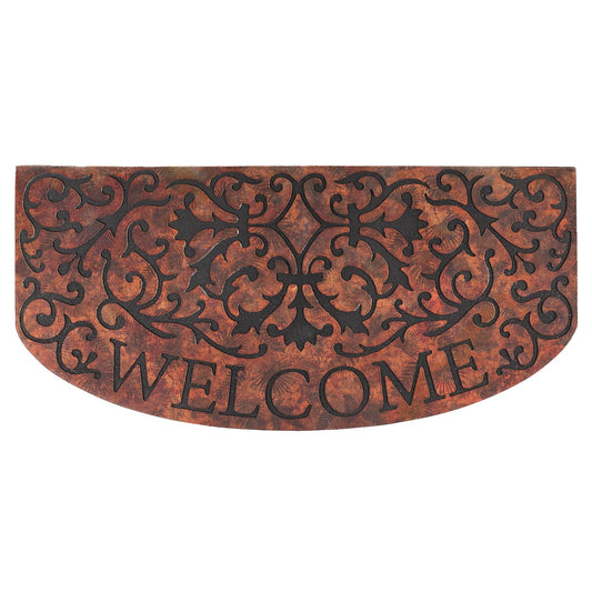 MTOUOCK Large 47"x 22" Heavy Duty Welcome Mats Outdoor with Non-Slip Rubber Backing - Durable Outdoor Door Mat for Front Door Entrance, Garage, Patio & High Traffic Areas（Welcome Mat Style 2）