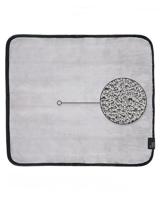 RESHOEVN8R Super Absorbent Shoe Cleaning Mat - 19" x 17" - Water-Resistant Cleaning Mat for Leather, Suede & Mesh Sneakers