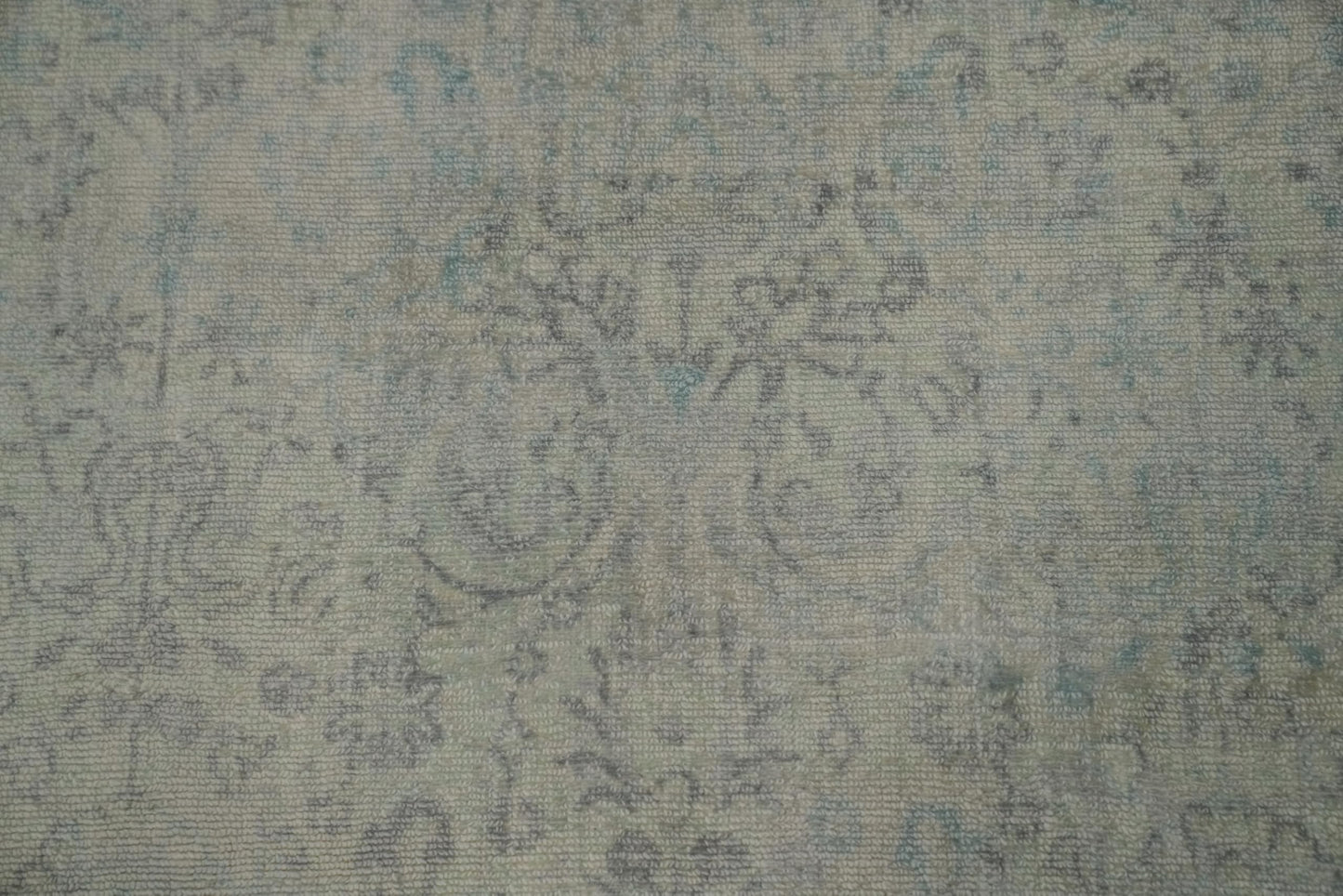 Rug Source Transitional Collection, 5x8 Rug, Hand Knotted Beige & Ivories Geometric Rug, Oriental Viscose Silk Carpet for Foyer, Entryway and Hallway