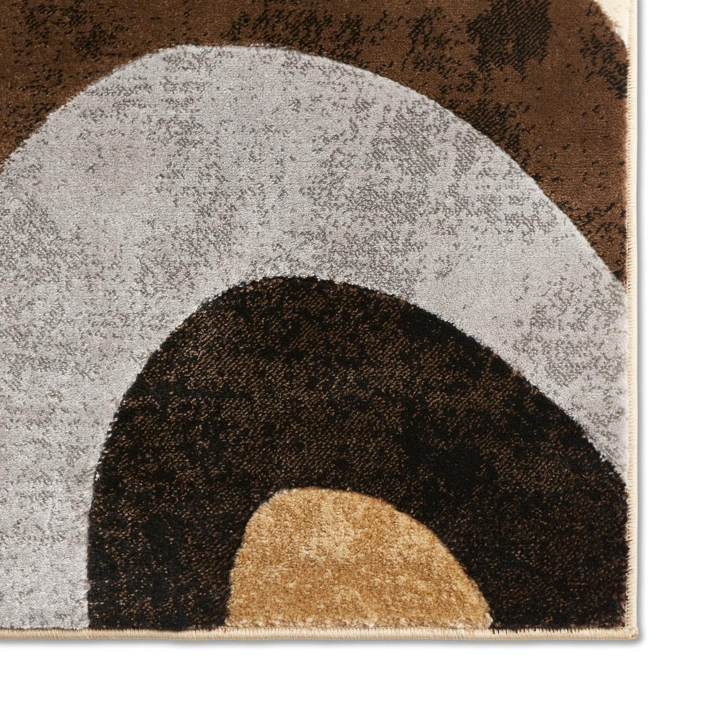 Home Dynamix Tribeca Slade Modern Area Rug, Abstract Brown/Gray 39"x55"