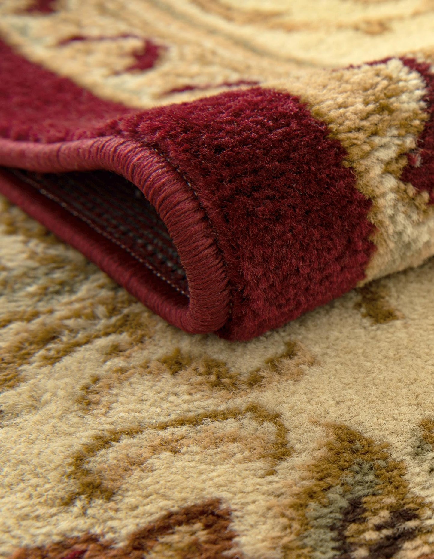 Rugs.com - Chateau Rug – 10' 6 x 16' 5 Red Traditional Area Rug – Perfect for Large Living Rooms, Dining Rooms, and Open Floorplans