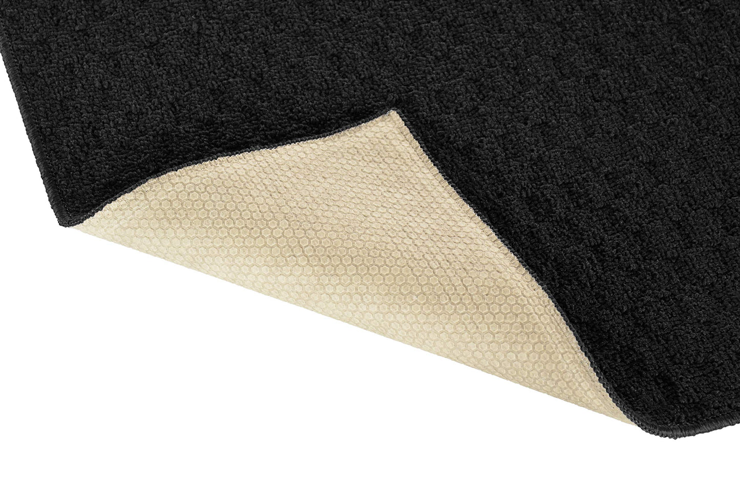 Garland Rug Town Square Black 3' x 5' Non Slip Area Rug for Living Rooms & Hallways, Stylish & Durable for High-Traffic Areas