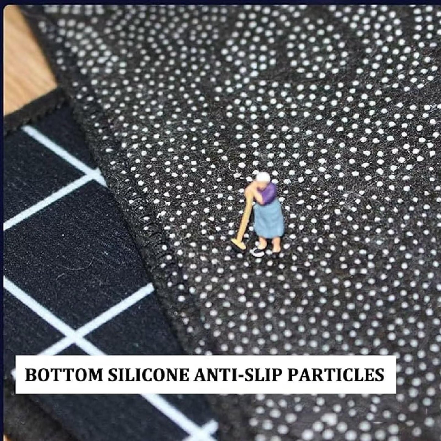 Outdoor Rug Patio Rug, Crystal Velvet Fabric Outside Carpet Thickened Wear-Resistant and Washable Picnic Rug Mat 160x230cm