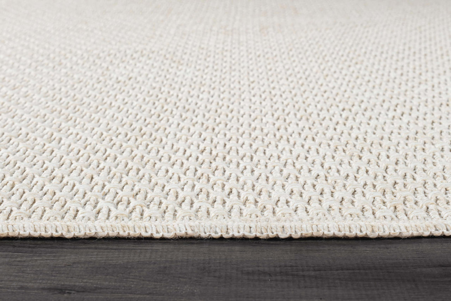 Easy Jute Rug 5x7 Indoor Outdoor Rug Natural Rugs Solid Fiber Rug Woven Area Rug Boho Easy Clean Inside Carpet for Living Room Bedroom Dining Room Hallway or Outdoor Patio Porch (5 X 7 Bone)