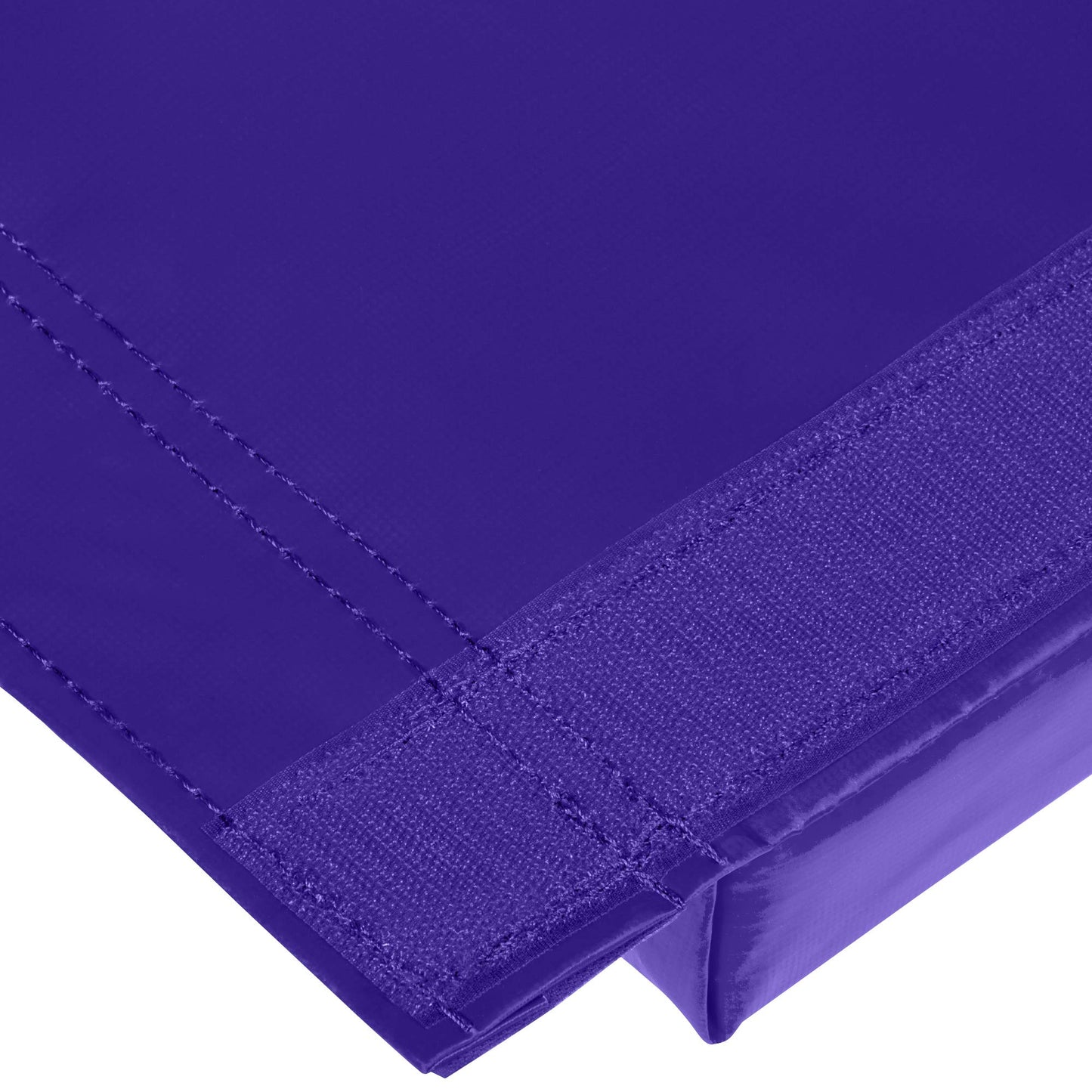 We Sell Mats 4 ft x 8 ft x 1.5 in Gymnastics Mat, Folding Tumbling Mat, Portable with Hook & Loop Fasteners, Purple / Pink