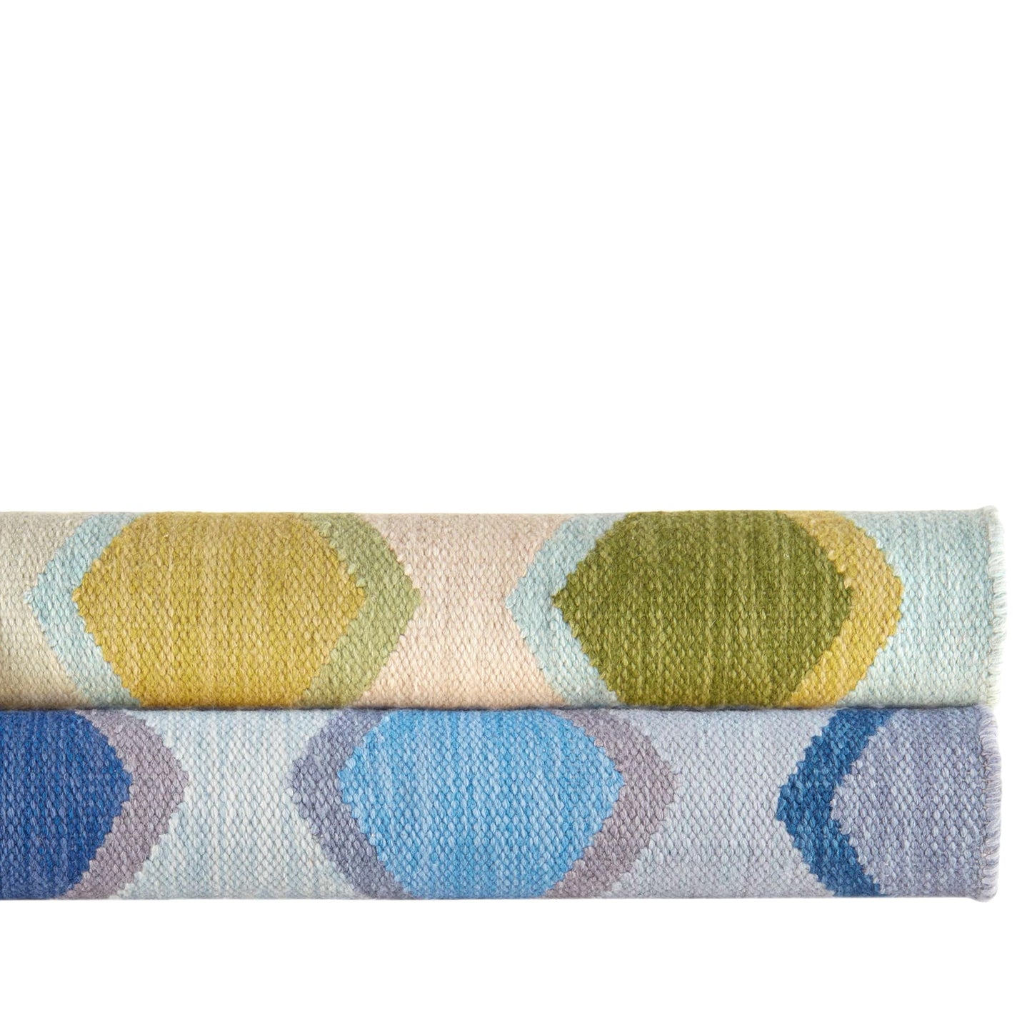 Dash and Albert Safety Net Indoor/Outdoor Area Rug - 3' x 5' Green Geometric Handwoven Washable Accent Rug - Durable, Eco-Friendly, High Traffic Friendly
