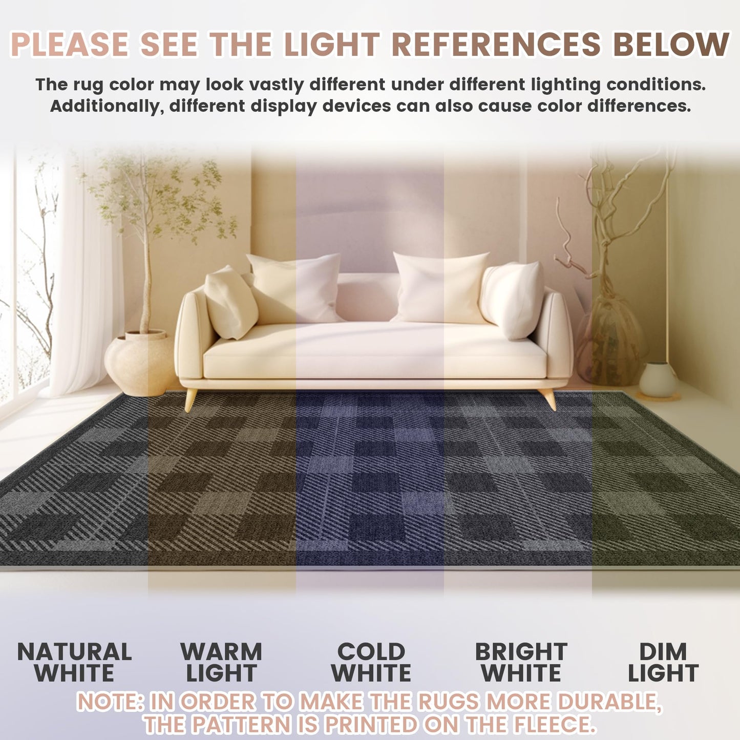 Washable 5x7 Checkered Rug for Living Room, Black Grey Checkerboard Modern Minimalist Large Foldable Area Rugs, Ultrathin Low Pile Soft Nonslip Indoor Carpet for Office Bedroom Playroom Classroom Dorm