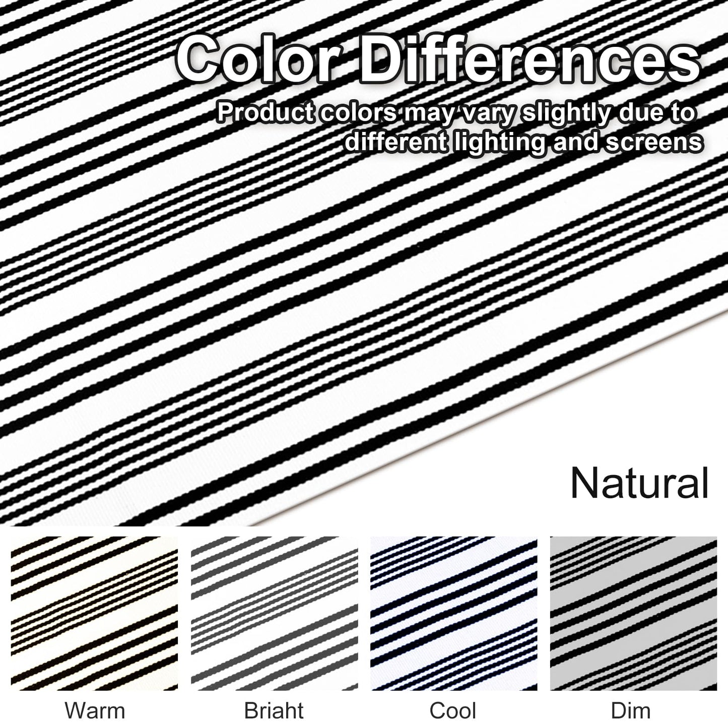 Black and White Striped Outdoor Rug, 2’ x 4.3’ Cotton Hand-Woven Reversible Front Porch Rug Washable Front Door Mat Entryway Rugs Welcome Layered Doormat Carpet for Patio Farmhouse Kitchen