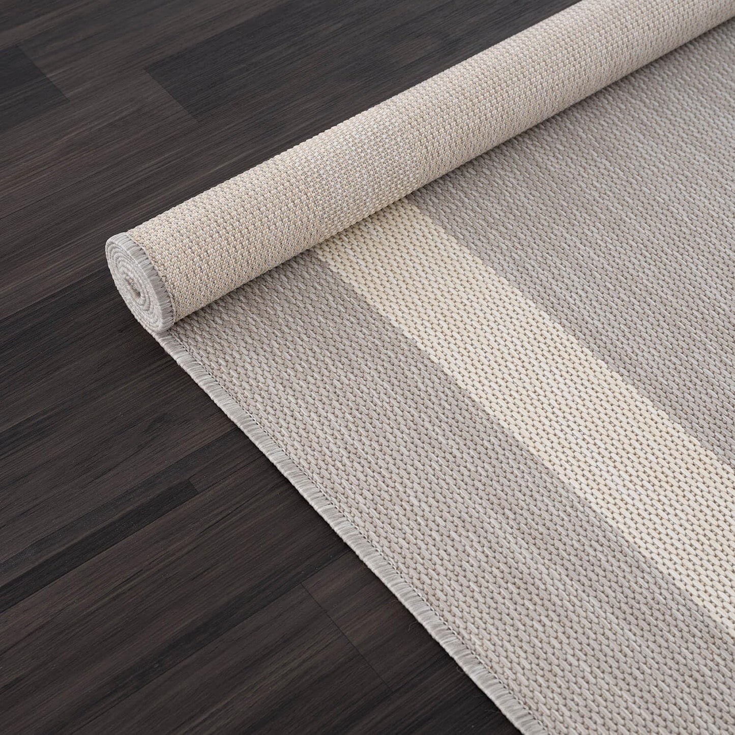 CAMILSON Outdoor Rug 9x12,Large Modern Outside Rugs for Patios Porches Waterproof Durable Washable Non-Shedding, Easy-to-Clean Indoor Outdoor Area Carpet (9 x 12, Bordered - Gray/White)