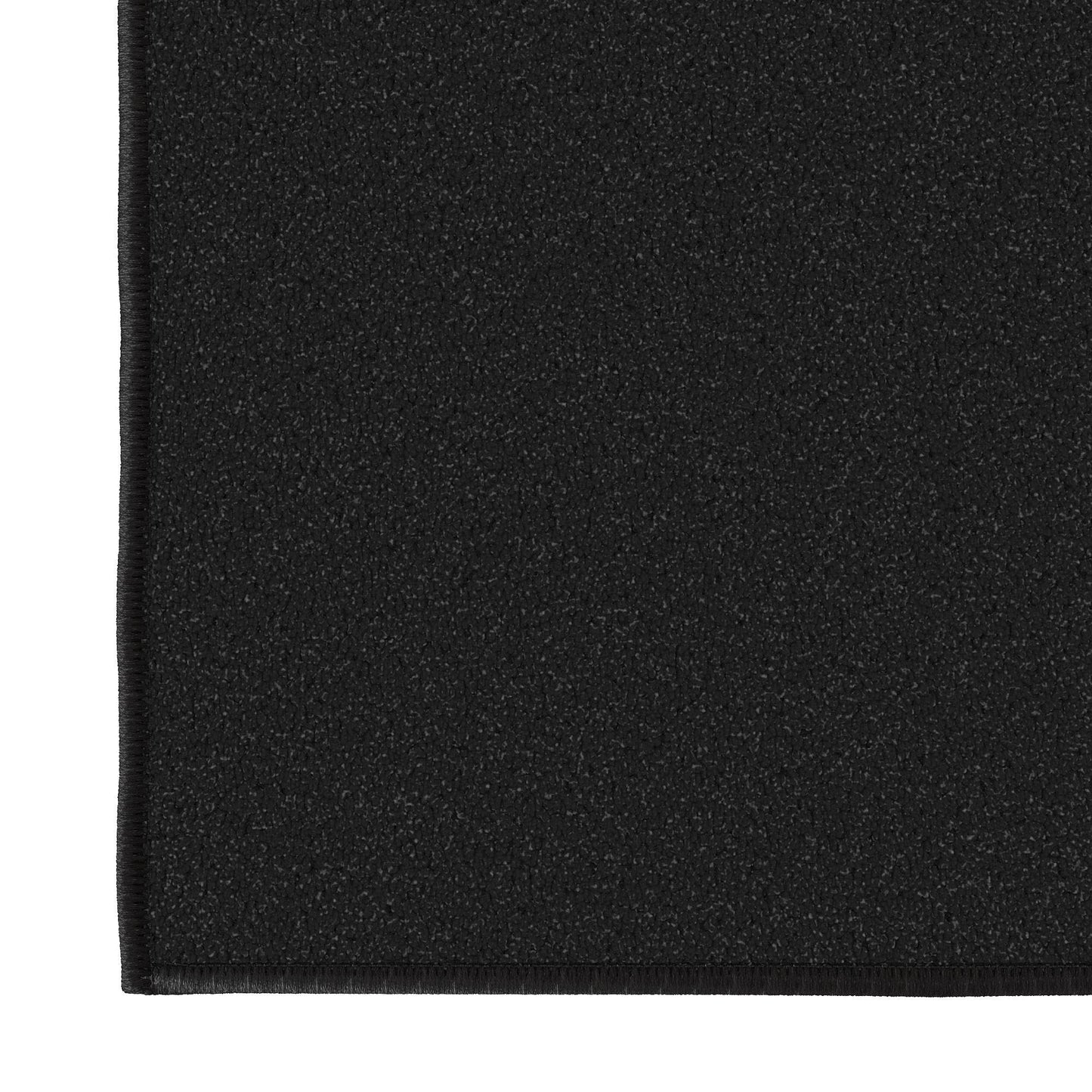 Ottomanson Hallway Runner Rug 2'2" x 6' Non Slip Solid Area Rugs Easy to Clean Laundry Rug Runner Durable & Pet Friendly Floor Carpet Runners for Hallways Entryway Living Room Kitchen, Black