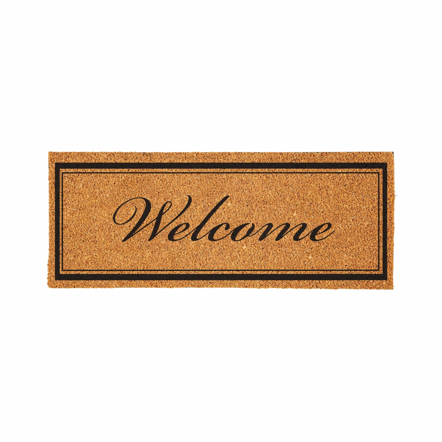Evergreen Extra Large Coir Doormat, 2'x5' Large Front Door Mat for Double Doors, Outdoor Indoor Entrance Rug, Non-Slip Welcome Mat for Porch Patio, Housewarming Gift