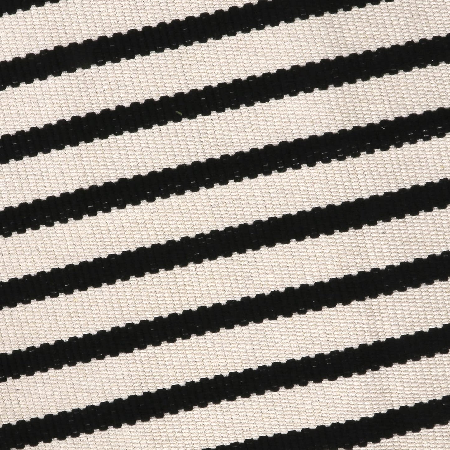LEEVAN Black and White Striped Rug Doormat 2x3 Washable Front Porch Rug Farmhouse Layered Door Mats Outdoor Cotton Hand Woven Throw Carpet for Entryway/Front Steps/Bathroom/Home Entrance