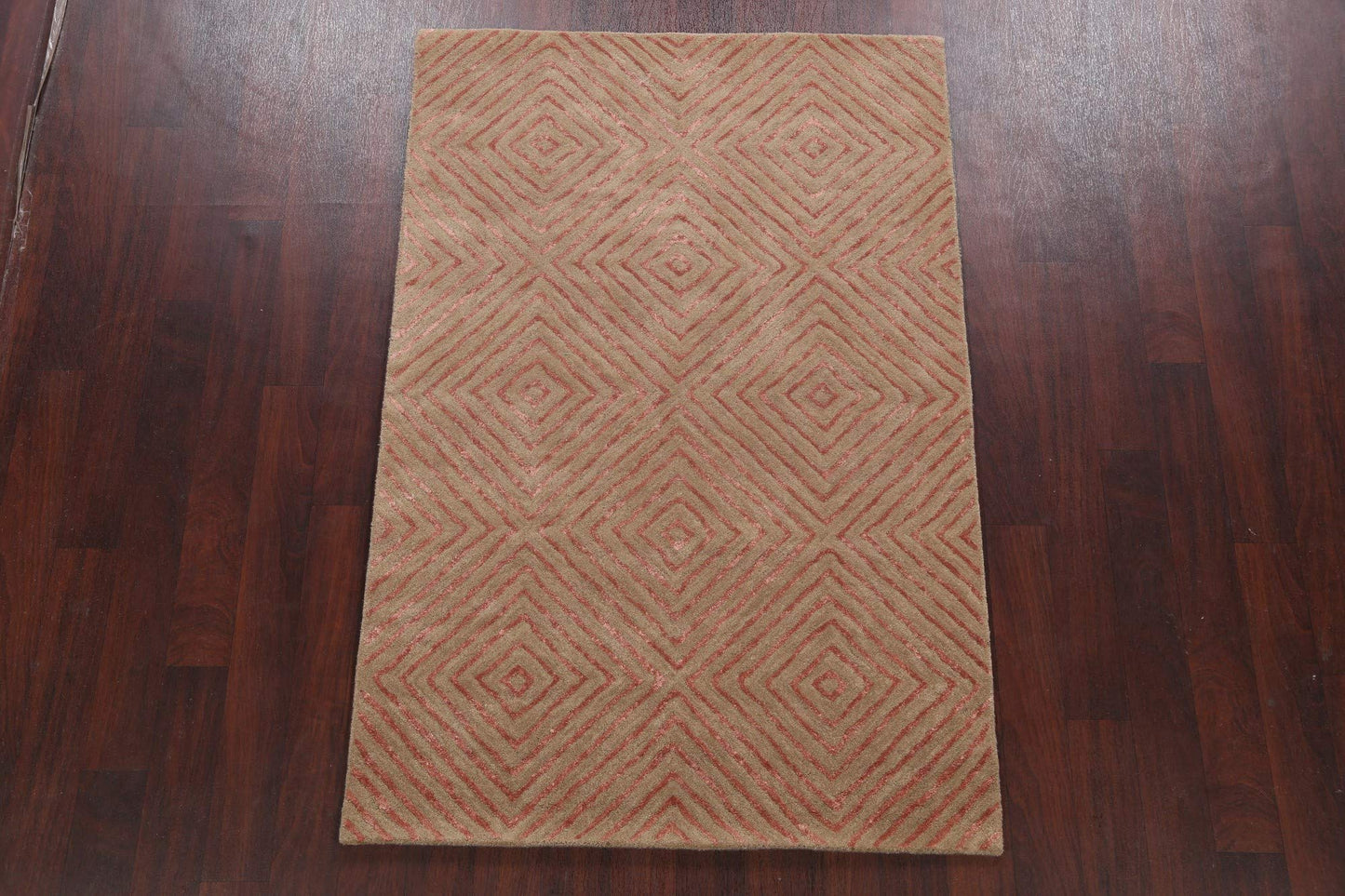 Modern Collection 6' 0'' X 4' 0'' Rug Rug, All-Over Wool & Silk Highlight Carpet for Home Décor, Foyer and Hallway