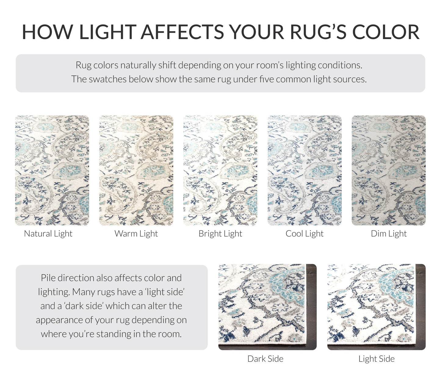 SAFAVIEH Madison Collection Accent Rug - 2'3" x 4', Cream & Light Grey, Glam Paisley Design, Non-Shedding & Easy Care, Ideal for High Traffic Areas in Entryway, Living Room, Bedroom (MAD600C)
